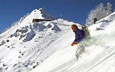Freizeit und Sport im winterlichen Berchtesgaden